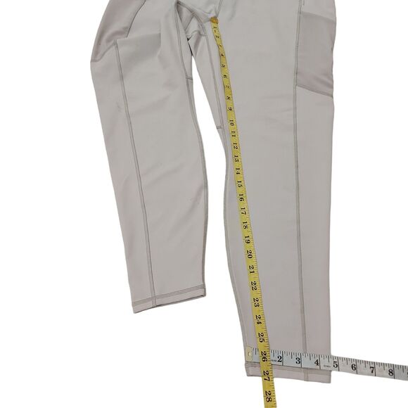 Fabletics On The Go PowerHold High Waisted Leggings Womens 1X Taupe Athleisure - Picture 10 of 12